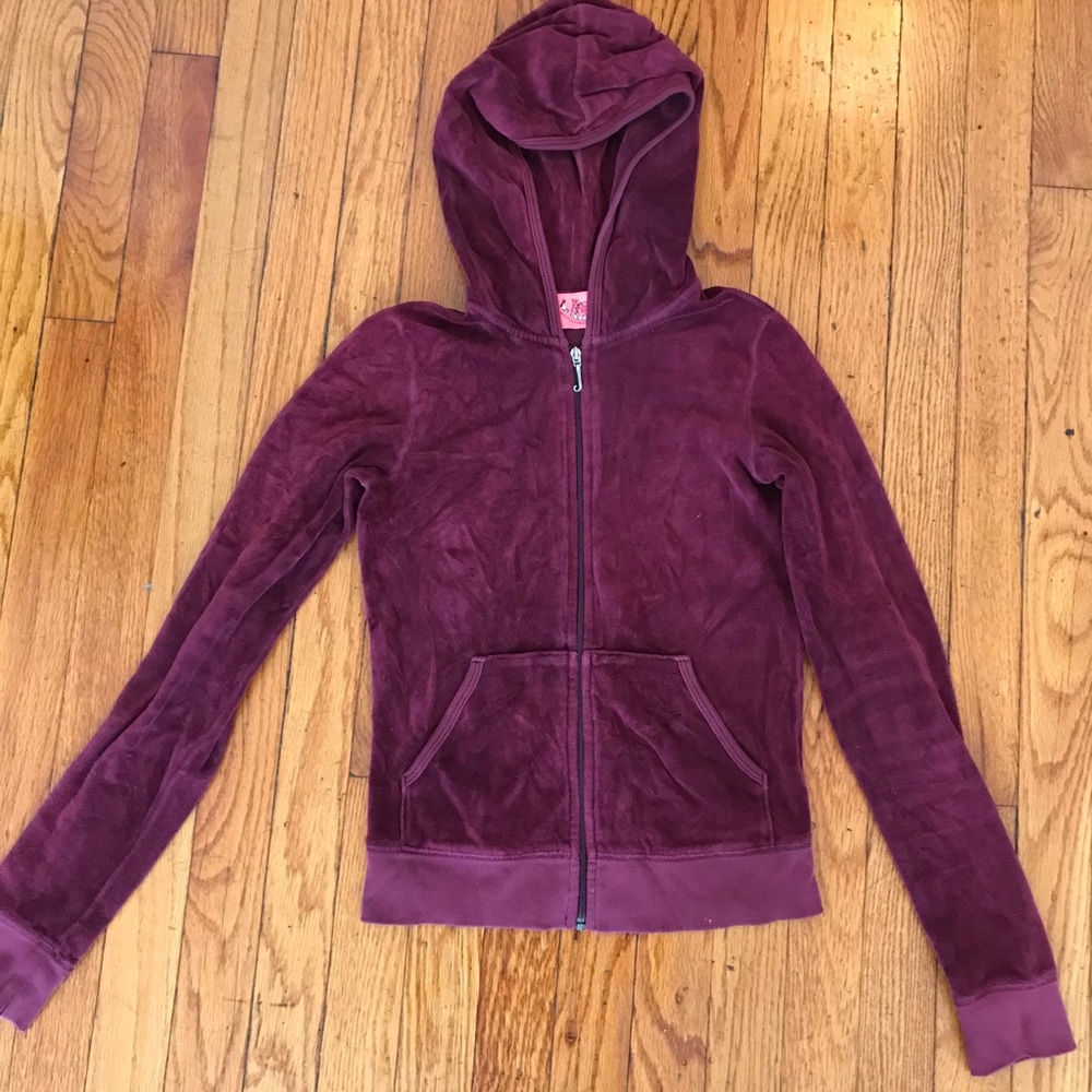 Y2K Juicy Couture Velour Zip-Up Track Jacket